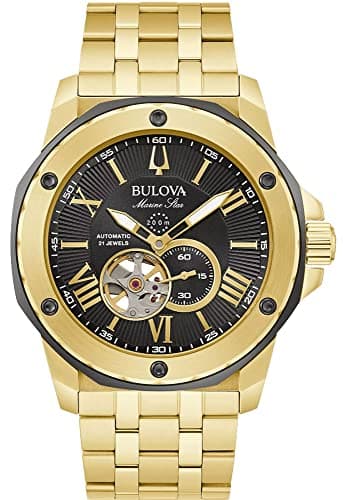 Image of Bulova Mens Automatic Analogue Watch Marine Star