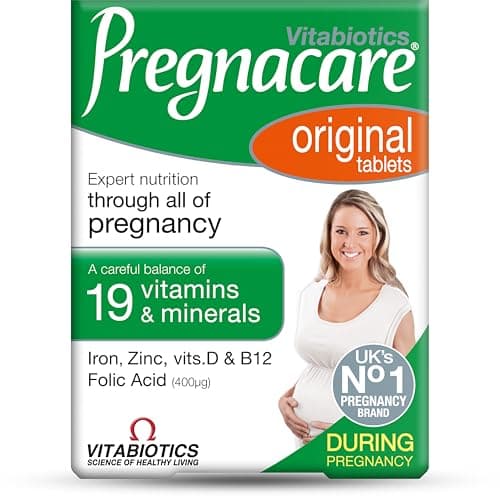 Image of Pregnacare Original Formula Tablets During Pregnancy Support Vitamins and Supplements, 90 Tablets (Pack of 1)