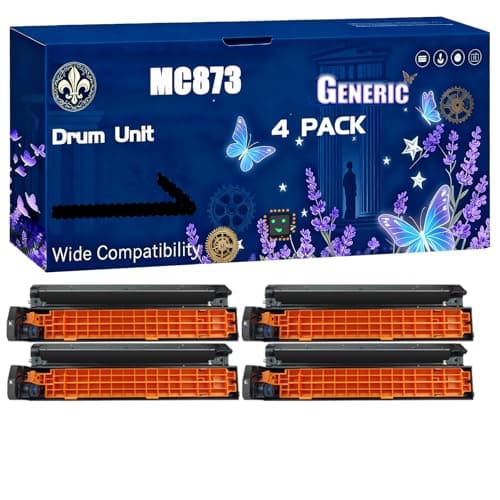 Image of MC873 Drum Unit Compatible for Okidata OKI MC853 MC873 MC853dn MC873dn MC853dnct MC873dnct MC853dny MC873dny Printers, Black High Yield 30000 Pages Printer Accessories (4 Pack Black)