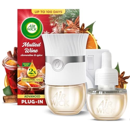 Image of Air Wick Mulled Wine Advanced Electrical Plug-In Kit, 19ml, Lasts for up to 100 days