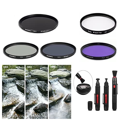 Image of SK59 62mm Camera Bundle UV Filter FLD Filter ND2 ND4 ND8 Neutral Density For Nikon AF NIKKOR 20mm f/2.8D Lens & Nikon AF Micro-NIKKOR 60mm f/2.8D Lens & Nikon AF Zoom-NIKKOR 70-300mm f/4-5.6G Lens