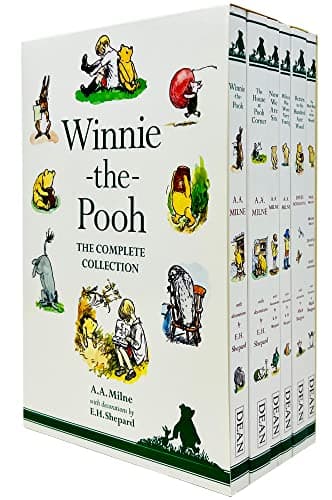 Image of Winnie-the-Pooh The Complete Fiction Collection 6 Books Box Set