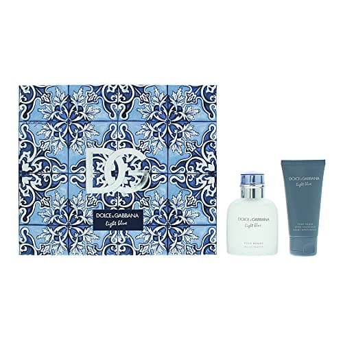 Image of Dolce & Gabbana Light Blue Pour Homme 2 Piece Gift Set: Eau De Toilette 75ml - Aftershave Balm 50ml