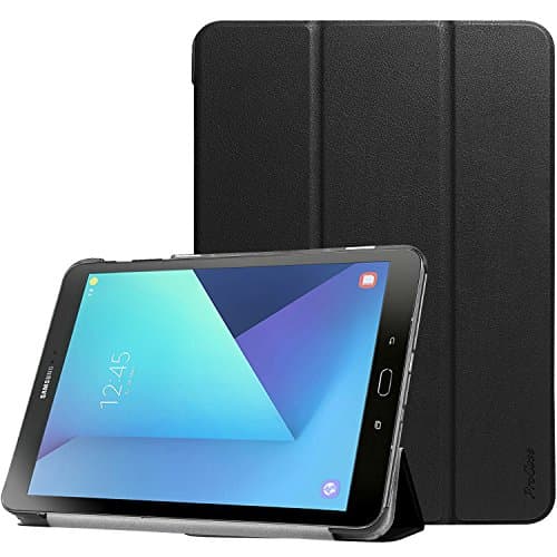 Image of ProCase Cover for Galaxy Tab S3 9.7 Case SM-T820 T825, Slim Smart Cover Stand Folio Case for Galaxy Tab S3 9.7 Tablet -Black