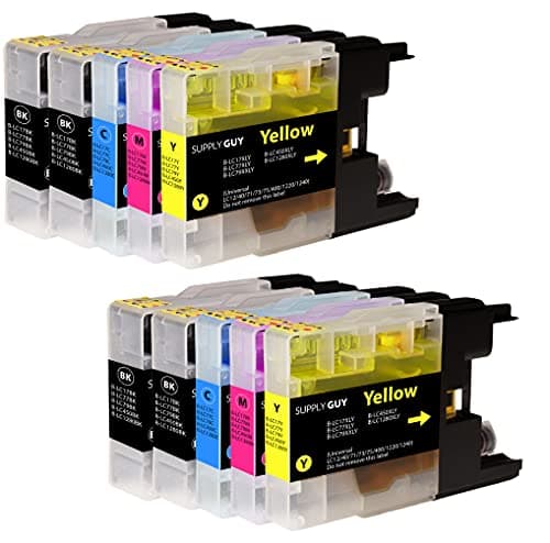 Image of Supply Guy 10 Ink cartridges compatible with Brother LC-1280 for MFC-J5910dw MFC-J6510dw MFC-J6710dw MFC-J6910dw