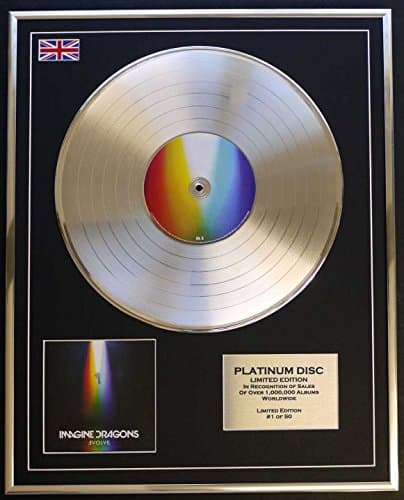 Image of IMAGINE DRAGONS/LTD EDITION CD PLATINUM DISC/EVOLVE