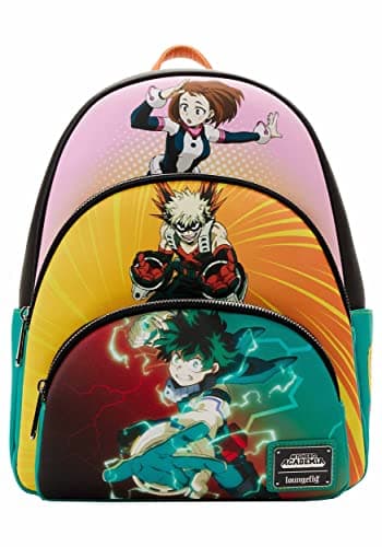 Image of Loungefly: My Hero Academia - Triple Pocket Scene Mini Backpack