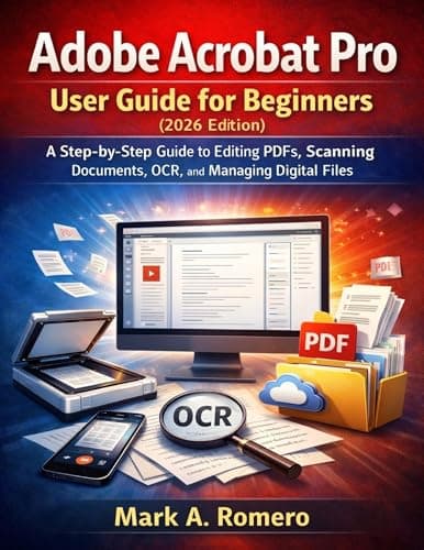 Image of Adobe Acrobat Pro User Guide for Beginners (2026 Edition): A Step-by-Step Guide to Editing PDFs, Scanning Documents, OCR, and Managing Digital Files