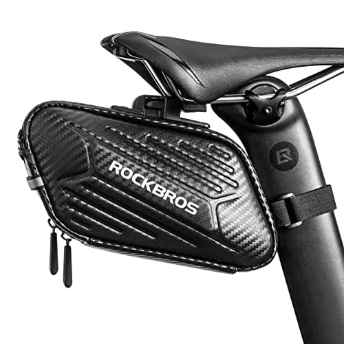 Image of ROCKBROS Bike Saddle Waterproof Storage Bag-Bicycle Seat Under Seat Repair Tool Pouch for Road and Mountain Cycling-1.5 L