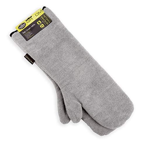 Image of Happy Pet Groom Rub Down Mitts for Dogs Washable Easy to Use Comfortable Fit Highly Absorbent for Drying Microfibre Grooming Gloves for All Coat Types