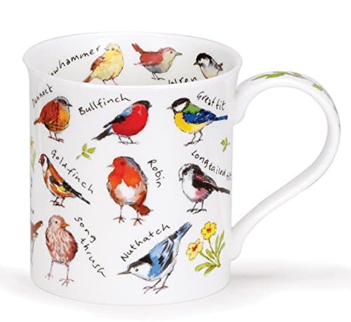 Image of Dunoon Bone China Birdlife Ornathology Mug (Garden)