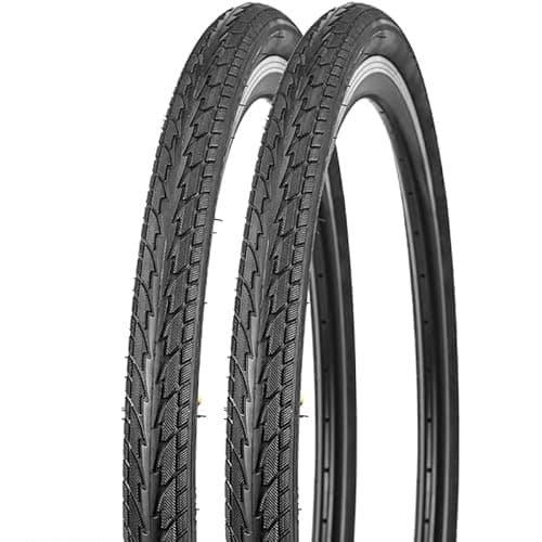 Image of Pair of 24 Inch Mountain Bike Tyre 24 x 1.75 Tyre(ETRTO 47-507)Folding Bead Compatible with 24 x 1.50 24 x 1.75 24 x 1.95 MTB Hybrid Road Bicycle (NO Inner Tubes)