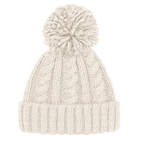 Image of Beechfield - Cable Knit Melange Beanie - Oatmeal