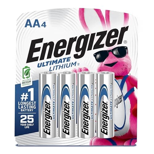 Image of Energizer AA Lithium Batteries, Double A Battery Ultimate Lithium (4 Count)