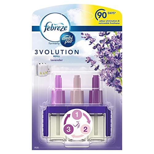 Image of Febreze With Ambi Pur 3Volution Air Freshener Plug-In Refill Lavender 20ML