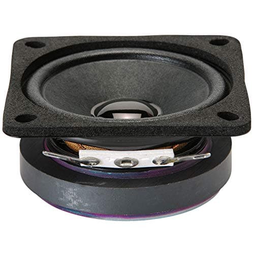 Image of Visaton FRS 7 – Speaker (Black, on Plaster/Ceiling, 200 – 20000 Hz, 66.5 x 66.5 x 31 mm, Grille FRS 7)