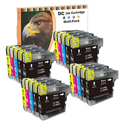 Image of D&C Compatible Ink Cartridge Replacement for Brother LC985 LC-985 LC-39 LC-975 for Brother DCP-J125 DCP-J140W DCP-J315W DCP-J515W MFC-J220 MFC-J265W MFC-J410 MFC-J415W (20-Pack)