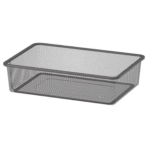 Image of Mesh Storage Box – Organize & Simplify | 42x30x10 cm | Durable, and Versatile (DARK-GREY)