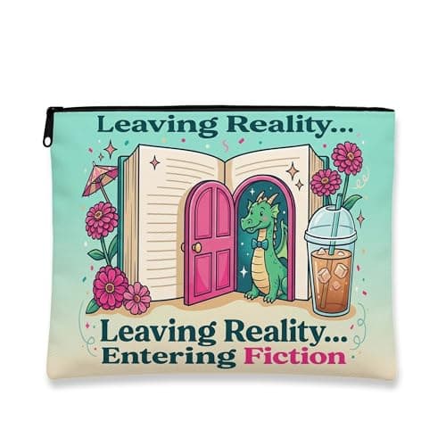 Image of Fanciful Dragon Makeup Bag, Aqua Fantasy Cosmetic Pouch for Women, Portable Small Canvas Zipper Organizer, Spring Fiction Travel Toiletry Bag, Aqua, 7x9 Inch, Dragon