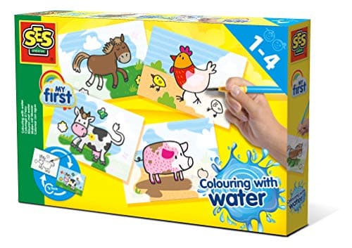 Image of SES Creative 14455 Colouring with Water-Farm Animals