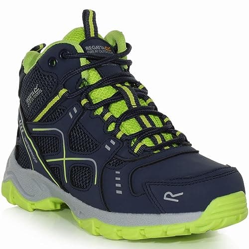Image of Regatta Boys Vendeavour Waterproof lace-up Shoes Navy