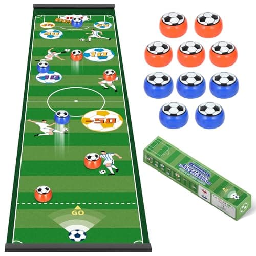 Image of Tabletop Football Game – Fun Football Gifts for Boys, Mini Table Soccer with 10 Balls, Indoor Interactive Board Game for Christmas & Birthday Family Party