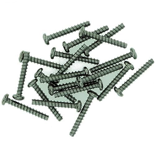 Image of D2.5 (2.5mm x 6mm) Pozi Pan Screws for Plastic (Trilobular) - Stainless Steel (A2) (Pack of 20)