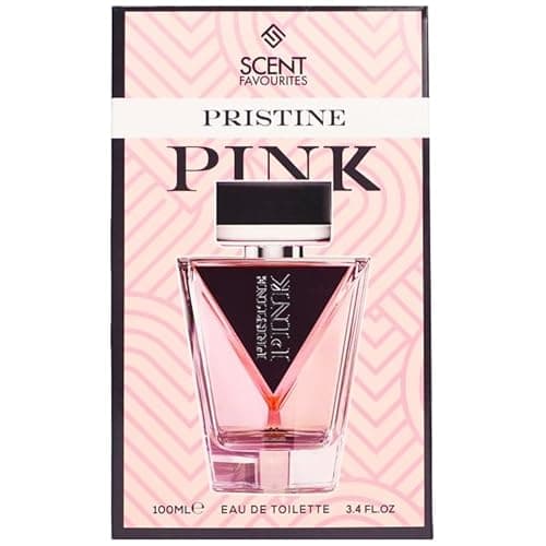 Image of New Pristine Pink Eau De Toilette 100ml – Fresh Fruity Floral Women’s Perfume with Vanilla, Amber & Musk, Elegant Long-Lasting Fragrance, Gift For Her-A66