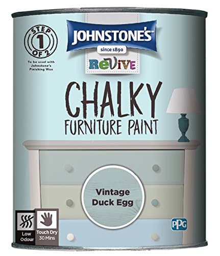 Image of Johnstone's 386501 Revive Chalky Furniture Paint, Vintage Duck Egg