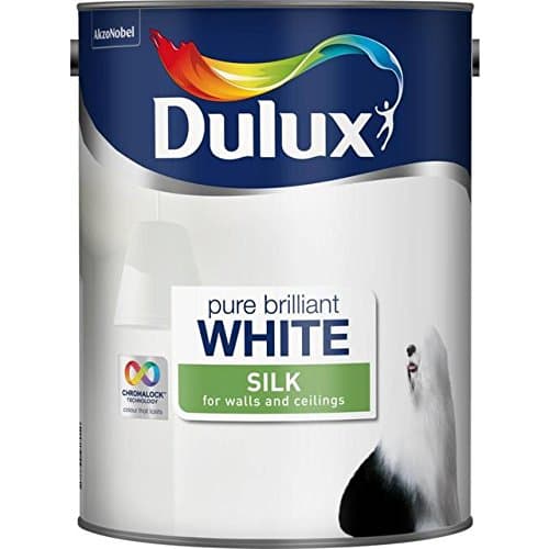 Image of DULUX WHITE SILK 5L PURE BRILLIANT WHITE
