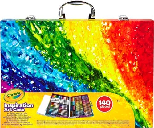 Image of CRAYOLA Inspiration Art Case - 140 Pieces of Colouring Fun! | Includes Crayons, Markers, Pencils & Paper | Ideal for Kids Aged 5+