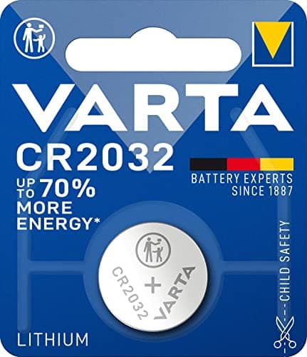 Image of VARTA Batteries Electronics CR2032 Lithium button cell 3V battery, Button cells in original blister pack of 1