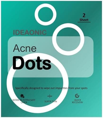 Image of Acne Patches - 48 Dots, (24 Dots per sheet x 2) Translucent Hydrocolloid Pimple Patch Spot Treatment Stickers for Face and Body - Fast-Acting, Vegan & Cruelty Free Skin Care ( 1 Pack )