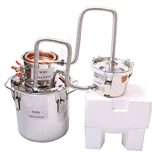 Image of Fayelong 3 Pots DIY 2 Gal 10 litres DIY Copper Alcohol Moonshine Still Boiler Water Oil Distiller Brewing Kit