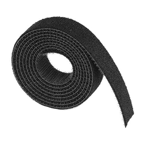 Image of D-Line CTTAPE20001 Cable Management Re-usable Tidy Band, Black, 1.2 m