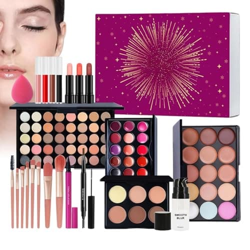 Image of Makeup Set - Beauty and Care for Lip Gloss Set for Women, Girls, Teenagers, Beginners, Birthday, Christmas, Wife