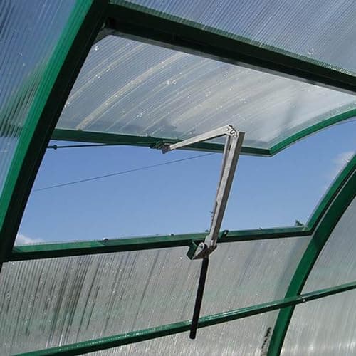 Image of VIFERR Greenhouse Window Opener Automatic, Auto Vent Opener Solar Heat Sensitive Roof Vent Opener with Single Spring, Temperature Controlled Agriculture Greenhouse Acessories
