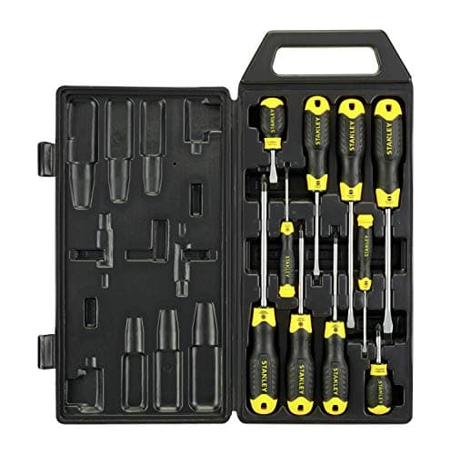 Image of Stanley 2-65-014 PZ Screwdriver-Set ''Cushion Grip'' (10 Piece), Multicolor