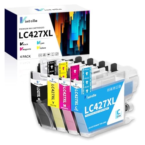 Image of Vintella LC427XL Ink Cartridges Compatible with Brother LC-427 XL LC427 Inkjet Cartridges Multi-Pack Compatible with Brother MFC-J5955DW MFC-J6955DW MFC-J6957DW MFC-J6959DW HL-J6010DW Printer (4-Pack)