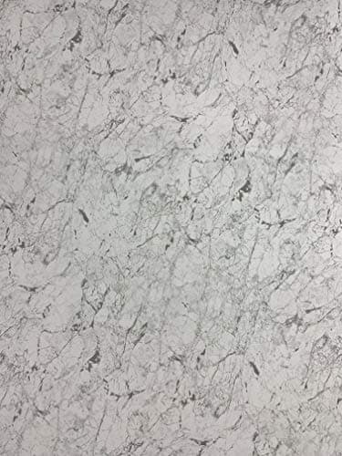 Image of DBS White Marble 1000mm Wide Shower Panel 1m x 2.4m PVC Shower Wall Panels