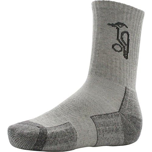 Image of Kookaburra Club Cricket Socks - Grey Size 8-12