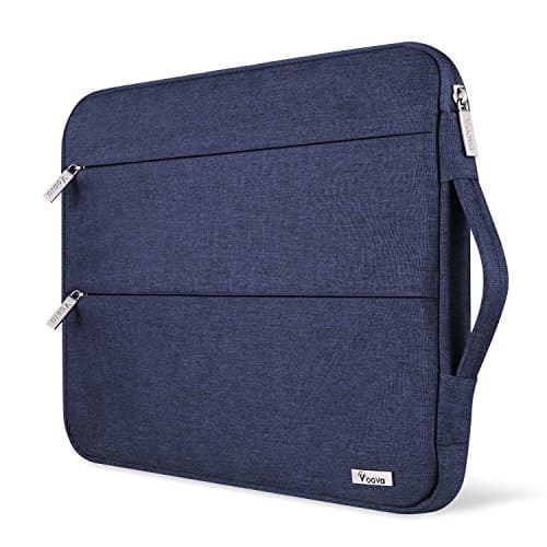 Image of Voova Laptop Sleeve Case 13 13.3 Inch for MacBook Air 13 M1/M2/M3 2020-2024, MacBook Pro 13/14, Waterproof Slim Computer Bag Cover with Handle and Accessory Pocket, Blue