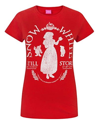 Image of Disney Snow White Distressed Women's T-Shirt