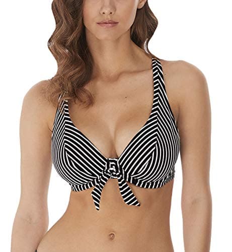 Image of Freya Beach Hut High Apex Bikini Top Black Black 32E
