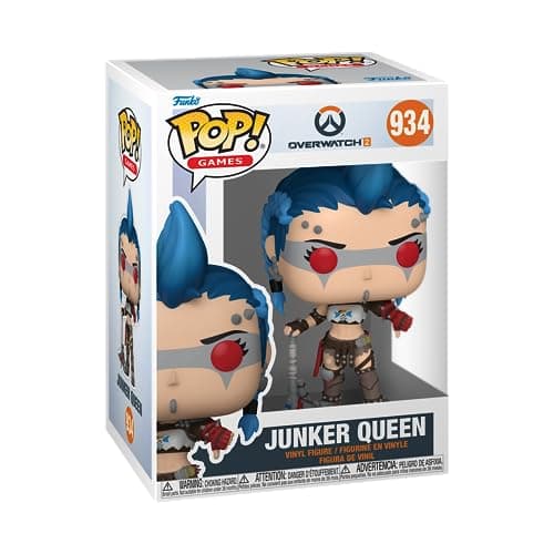 Image of Funko Pop! Games: OverWatch 2- Junker Queen - Overwatch - Collectable Vinyl Figure - Gift Idea - Official Merchandise - Toys for Kids & Adults - Video Games Fans - Model Figure for Collectors
