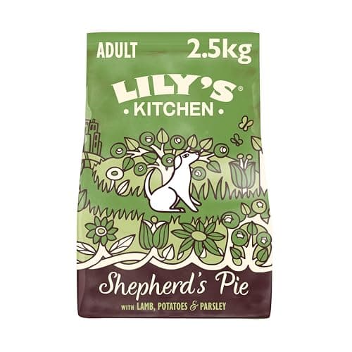 Image of Lily’s Kitchen Made with Natural Ingredients Adult Dry Dog Food Shepherd’s Pie Balanced Recipe 2.5kg Bag
