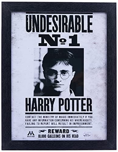 Image of Pyramid International Harry Potter (Undesirable No1) A3 30cm x 40cm Framed, Collectors Print, Ideal Choice for Fans and Collectors, One Size