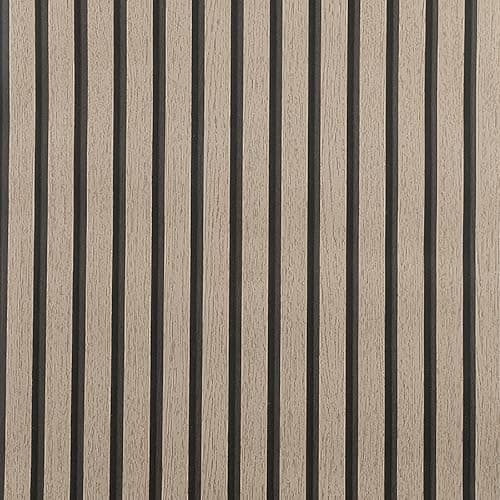 Image of Trafagala 53 * 950cm Wood Slats Wallpaper Natural Wooden Slats Panelled Wallpaper Roll Wooden Slat Wallpapers Wood Effect Modern Realism Contemporary Feature Wall Light Oak