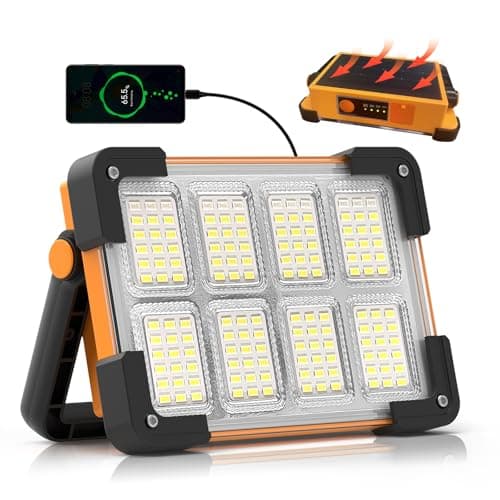 Image of LED Rechargeable Work Light, LED Spot Light with USB Port, Portable Floodlight with 4 Modes, Security Lights Waterproof for Fishing, Hiking, Repairing, Emergency
