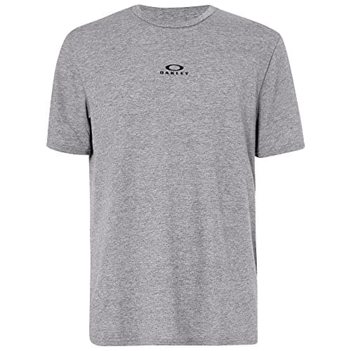 Image of Oakley Men's Bark New Ss Shirt, Athletic Heather Grey, L